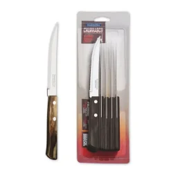 Couteaux<Tramontina 6 couteaux à steak Brun Churrasco,