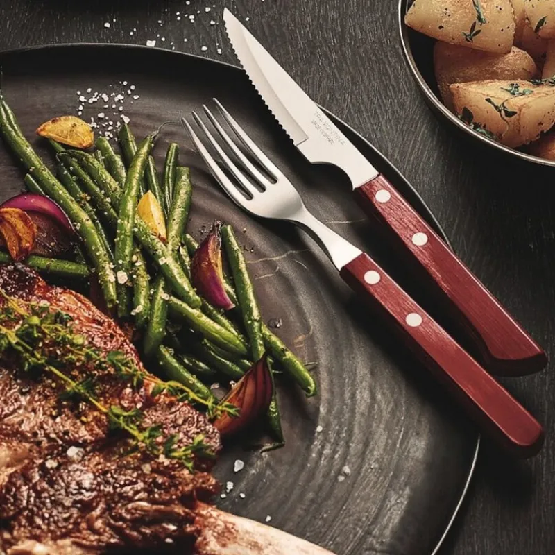 Couteaux<Tramontina 6 couteaux à steak Rouge Spanish,