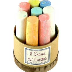 Les Jeux Pour Enfant|Les Jeux D'Extérieur<Marc Vidal 8 Craies de trottoir,