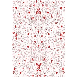 Le Chocolat<ScrapCooking 2 feuilles transfert pour bûche motif Noël,