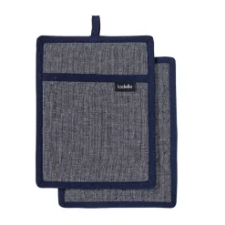 Gants Et Maniques<Ladelle 2 maniques éco recyclées bleues,