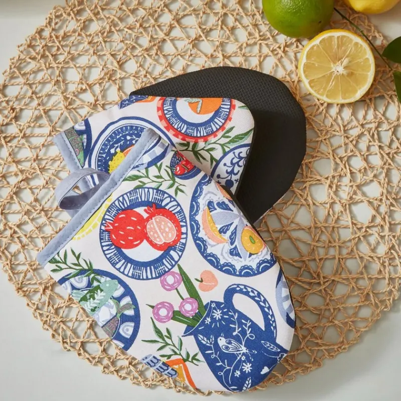 Gants Et Maniques<Ulster Weavers 2 maniques Mediterranéen Plates,