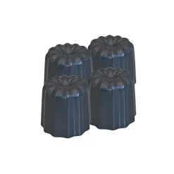 Moules Anti-Adhérent<DE BUYER 4 moules à cannelés,