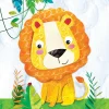 Le Textile Pour Enfant|Serviettes En Papier<PaperProduct Design 20 serviettes en papier Happy Lion,