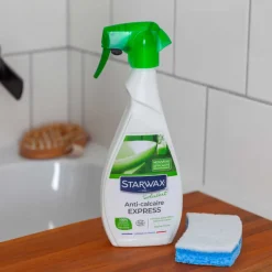 Écologiques<STARWAX Anti-calcaire express pour salle de bains Soluvert 500 ml,