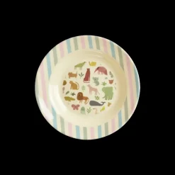 La Vaisselle Pour Enfant<Rice Assiette Creuse Sweet Jungle en mélamine,