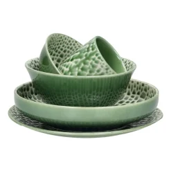 Saladiers Et Coupelles|Les Assiettes Dessert<Pomax Assiette dessert 22 cm Lotus vert,