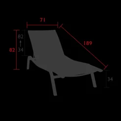 Bains De Soleil Et Transats<FERMOB Bain de soleil XS Alizé,