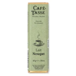 Le Chocolat<Café Tasse Barre de chocolat au Lait Nougat,