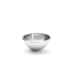 Bols Et Culs De Poule<DE BUYER Bassine demi-sphérique en inox bord roulé,