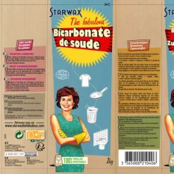 Écologiques|Cuisine<STARWAX Bicarbonate de Soude,