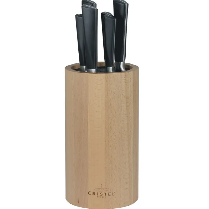 Blocs Couteaux<CRISTEL Bloc Couteaux en Hêtre,