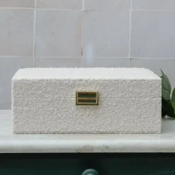 Les Bijoux|Les Accessoires<Maison Scarlett Boîte à Bijoux Louise Moumoute Blanc,