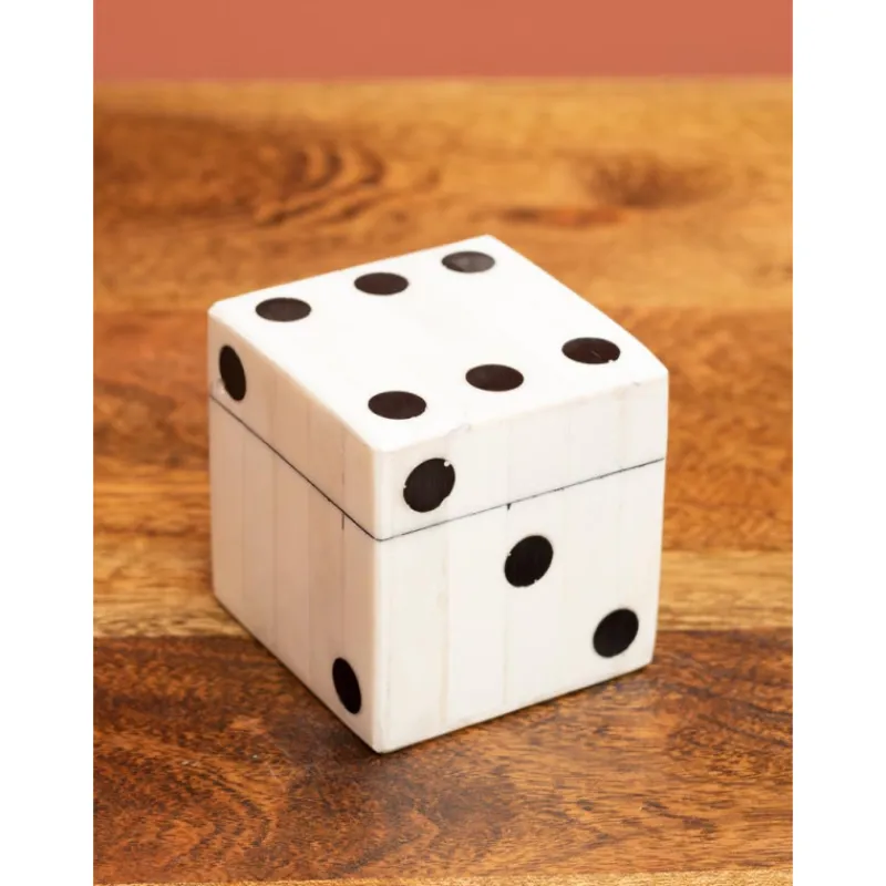 Les Jeux D'Intérieur<Chehoma Boîte à dés blanche,