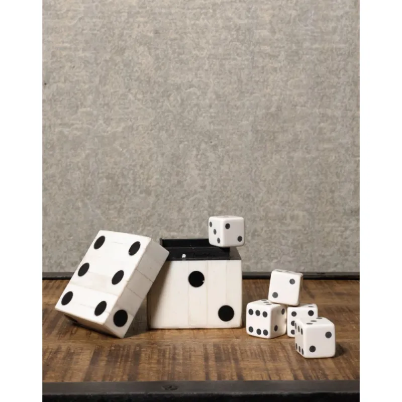 Les Jeux D'Intérieur<Chehoma Boîte à dés blanche,