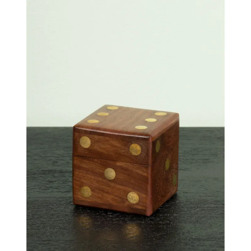 Les Jeux D'Intérieur<Chehoma Boîte à dés en bois,