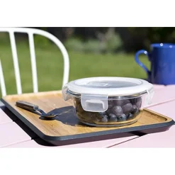 Boîtes Hermétiques<PEBBLY Boîte ronde en verre 400ml,