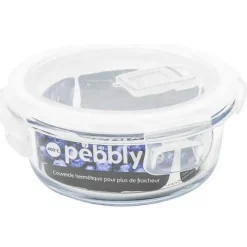 Boîtes Hermétiques<PEBBLY Boîte ronde en verre 400ml,