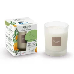 Bougies Parfumées|Bougies Décoratives<ESTEBAN Bougie parfumée 180 gr Orange et Thé vert,