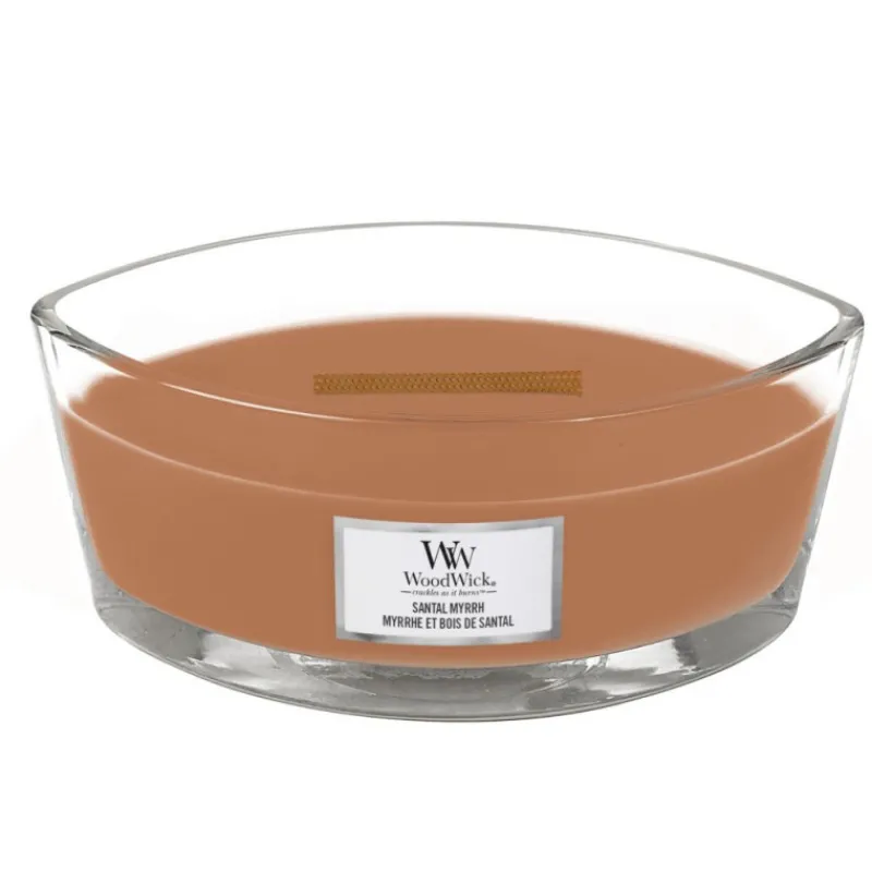 Bougies Parfumées<Woodwick Bougie parfumée Ellipse Myrrhe et bois de Santal,