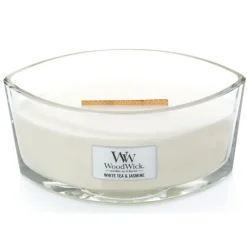 Bougies Parfumées|Bougies Décoratives<Woodwick Bougie parfumée Ellipse Thé blanc & Jasmin,