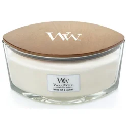 Bougies Parfumées|Bougies Décoratives<Woodwick Bougie parfumée Ellipse Thé blanc & Jasmin,