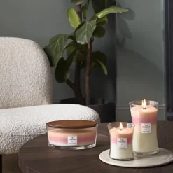 Bougies Parfumées<Woodwick Bougie parfumée Ellipse Trilogy Verger en Fleurs,