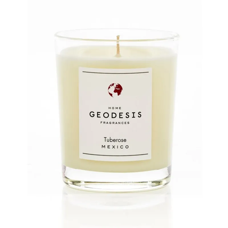 Bougies Parfumées<GEODESIS Bougie parfumée 180g Tubéreuse,