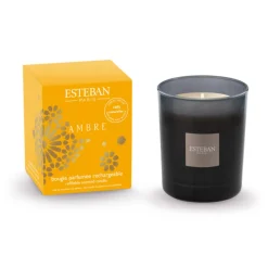 Bougies Parfumées<ESTEBAN Bougie parfumée Initiale 180g Ambre,