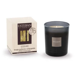 Bougies Parfumées<ESTEBAN Bougie parfumée initiale 180g Cèdre,