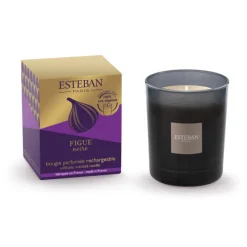 Bougies Parfumées<ESTEBAN Bougie parfumée Initiale 180g Figue Noire,