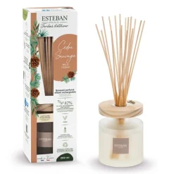 Diffuseurs De Parfum D'Intérieur<ESTEBAN Bouquet parfumé Ellipse Cèdre Sauvage 200ml,