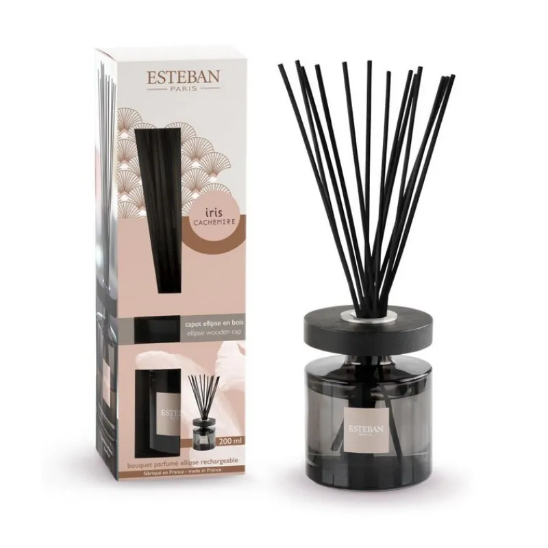 Diffuseurs De Parfum D'Intérieur<ESTEBAN Bouquet parfumé Ellipse Iris Cachemire,