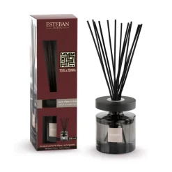Diffuseurs De Parfum D'Intérieur<ESTEBAN Bouquet parfumé Ellipse Teck & Tonka,