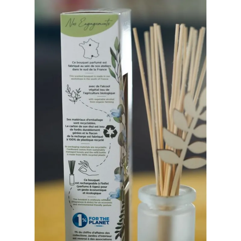 Diffuseurs De Parfum D'Intérieur<ESTEBAN Bouquet parfumé Fraîcheur de Lin,