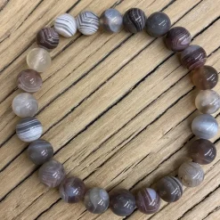 La Lithothérapie<Koukouma & Co Bracelet Agate du Botswana,