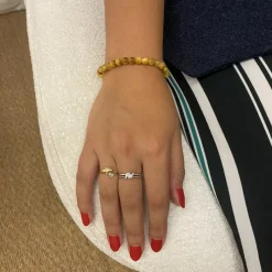 La Lithothérapie<Koukouma & Co Bracelet Œil de Tigre doré,