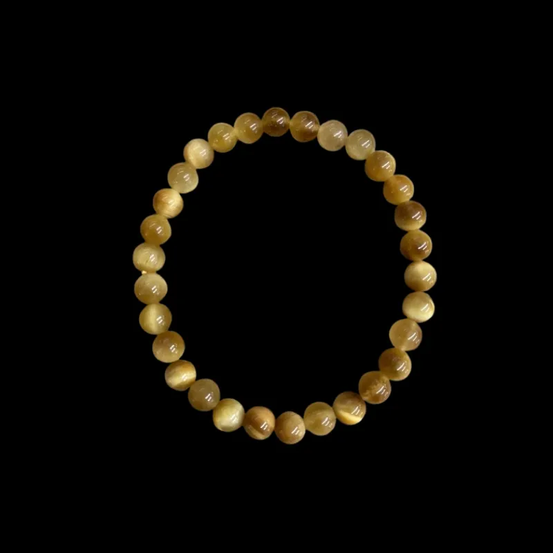 La Lithothérapie<Koukouma & Co Bracelet Œil de Tigre doré,