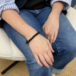 La Lithothérapie<Koukouma & Co Bracelet Obsidienne Oeil Céleste,