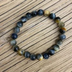 La Lithothérapie<Koukouma & Co Bracelet Oeil de Tigre blanc,