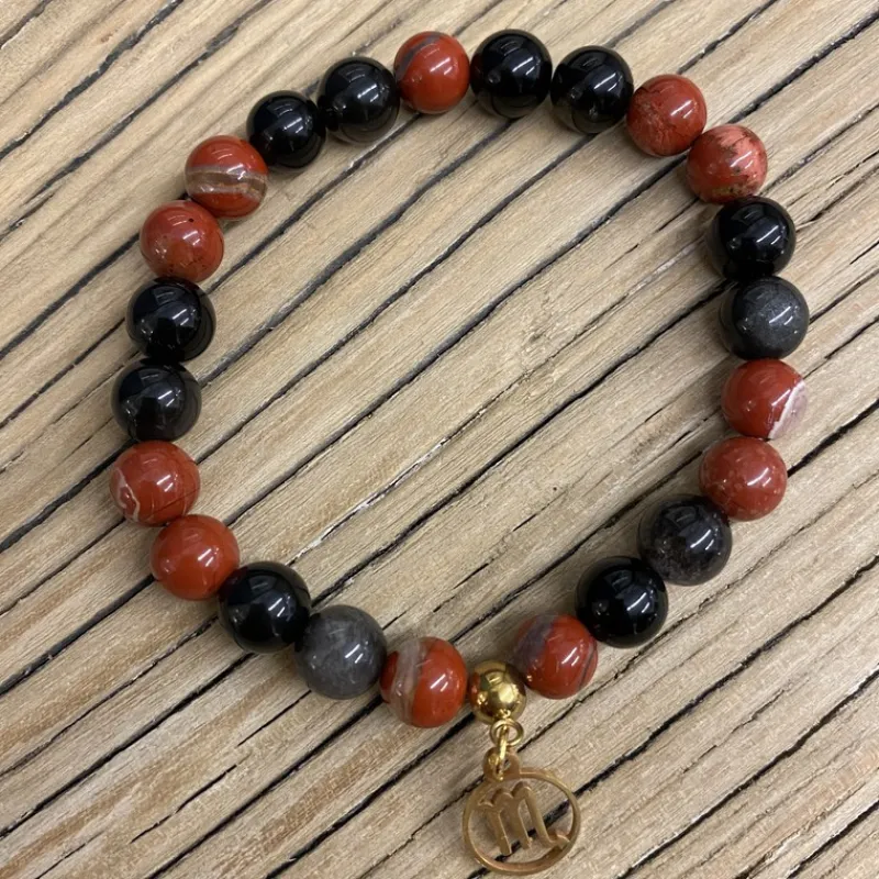 La Lithothérapie<Koukouma & Co Bracelet signe astrologique Scorpion,