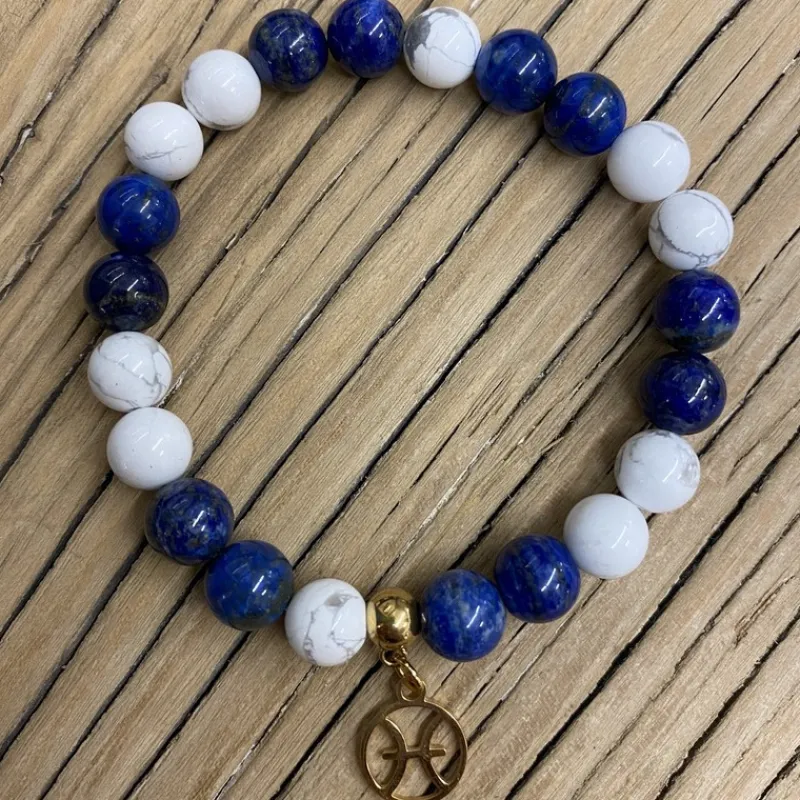 La Lithothérapie<Koukouma & Co Bracelet signe astrologique Poisson,