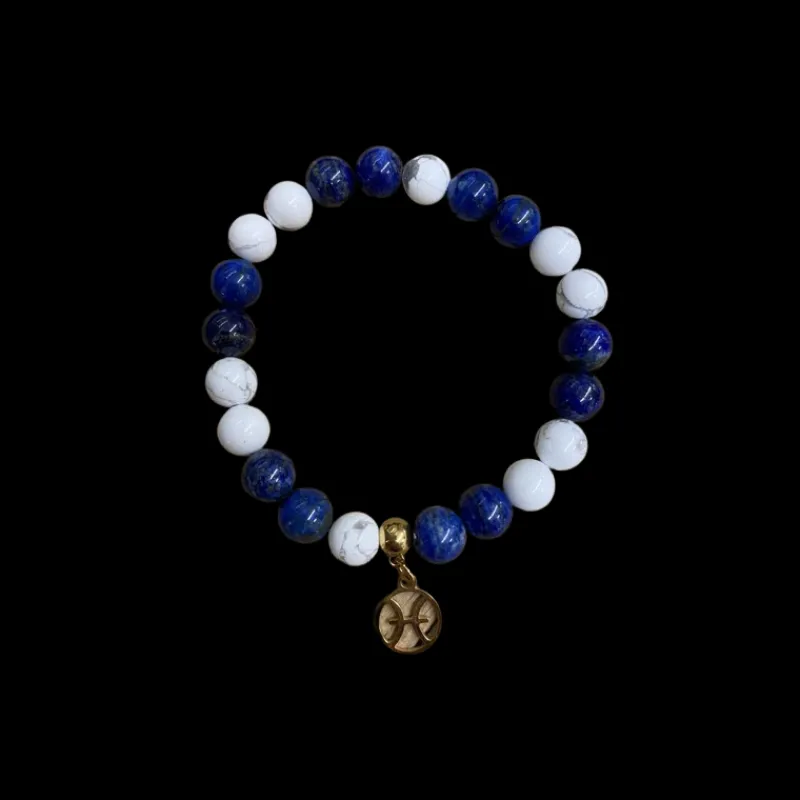 La Lithothérapie<Koukouma & Co Bracelet signe astrologique Poisson,