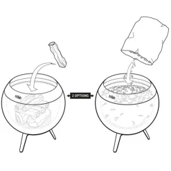 Barbecues, Fours, Kamados Et Accessoires<Höfats Brasero avec Pied Bas Moon 45,