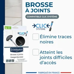 Brosserie<STARWAX Brosse à joints Clic Système,