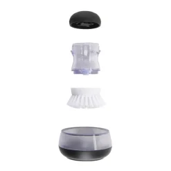 Brosserie<OXO Brosse à vaisselle ronde distributrice de savon avec support,