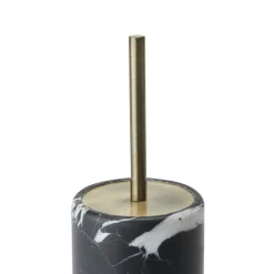 Coin Wc<Aquanova Brosse de toilettes Néron Noir,