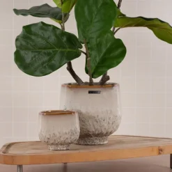 Vases<Rasteli Cache pot en céramique Stoneglaze,