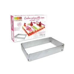 Cercles À Gâteaux|Cercles Mousse<ScrapCooking Cadre à pâtisserie extensible,