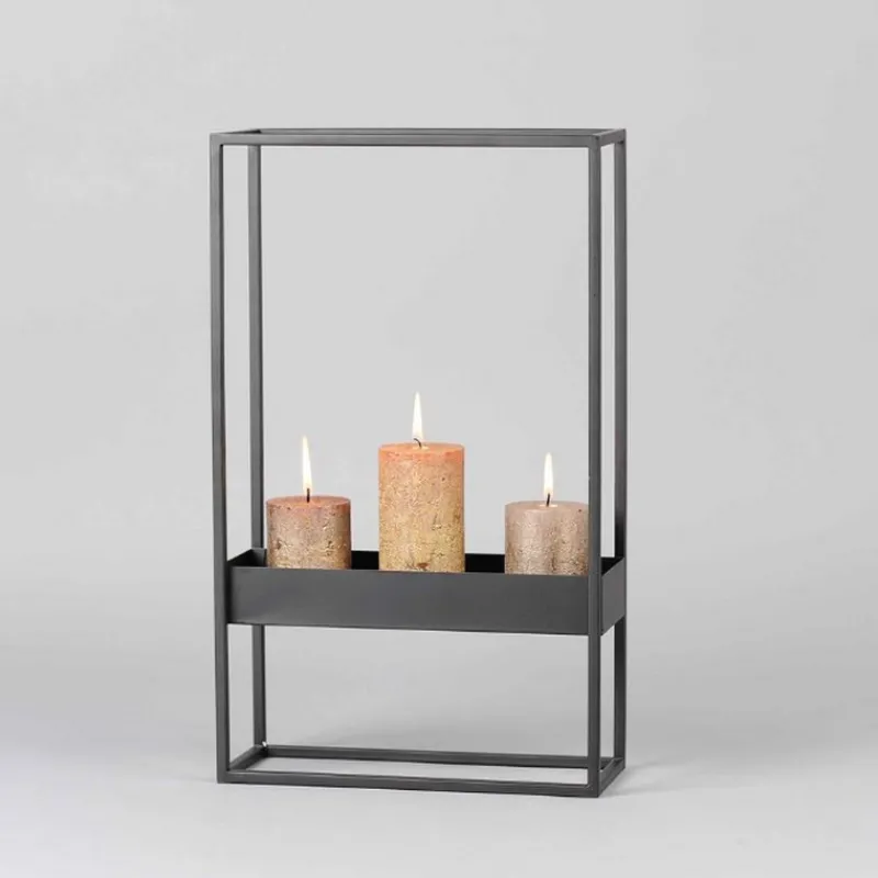 Photophores, Bougeoirs Et Chandeliers<Rasteli Cadre Burn Antik,